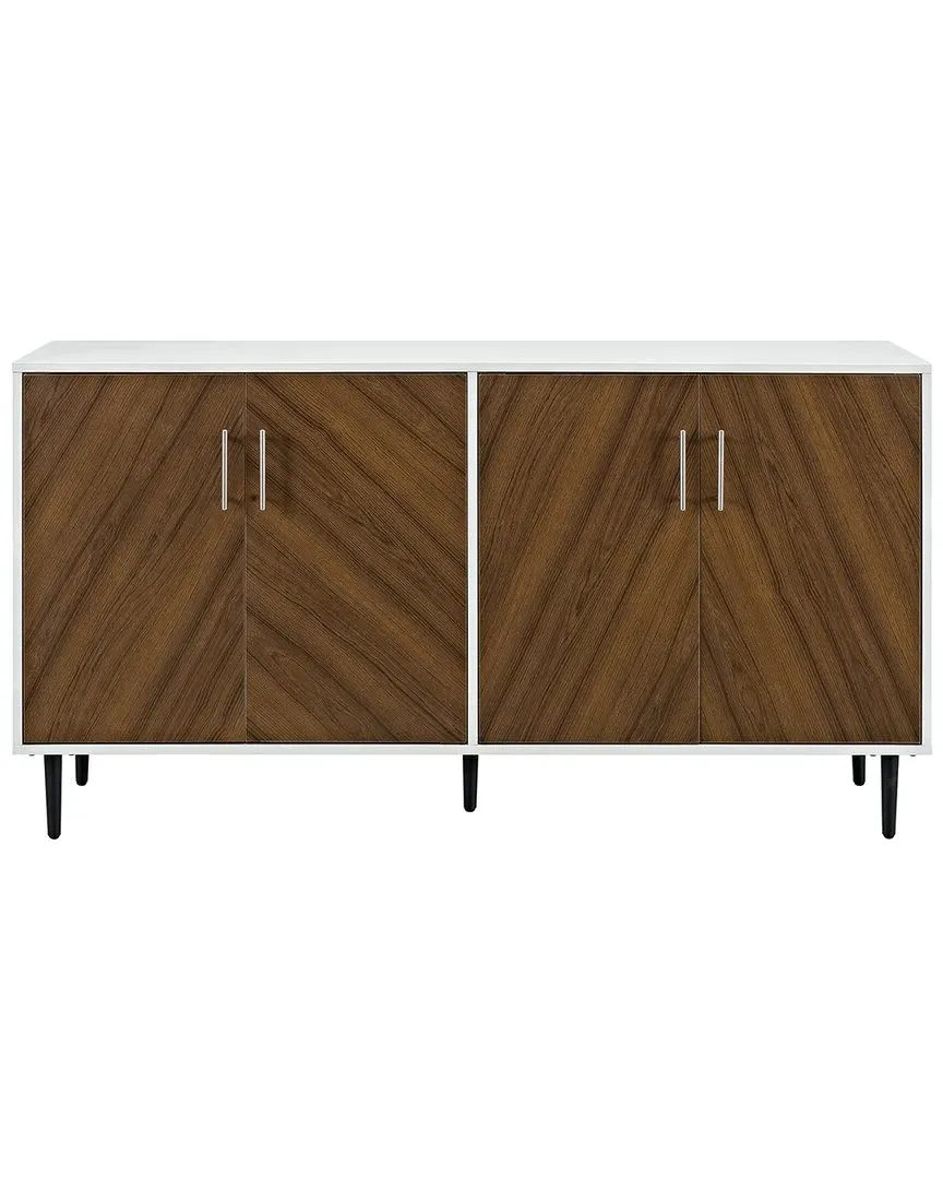 58in Bookmatch Hampton Buffet with Storage - Teak