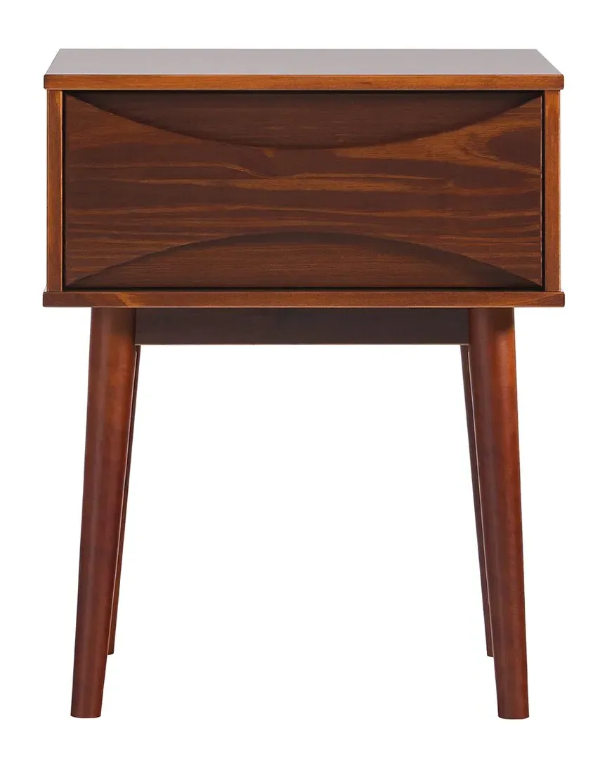 Atticus 1-Drawer Nightstand - Walnut, Solid Pine image