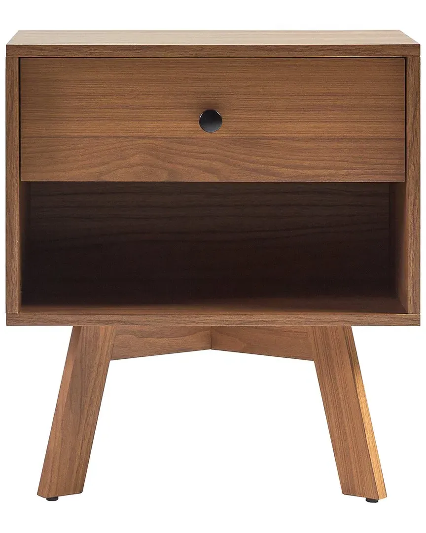 Frans 1-Drawer Nightstand - Mocha image