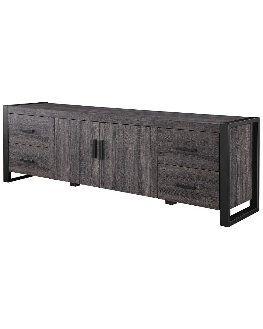 Walker Edison 70in Industrial TV Stand - Charcoal image