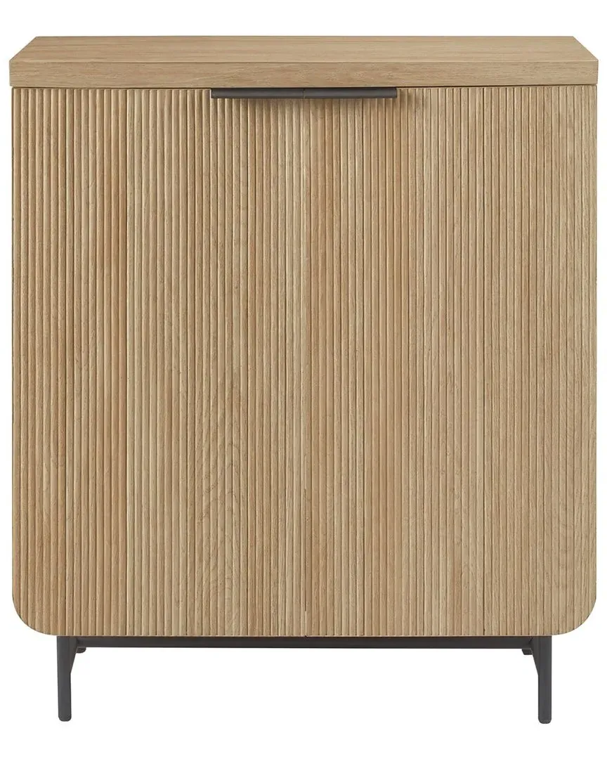 Walker Edison Fluted-Door Storage Console - Brown image