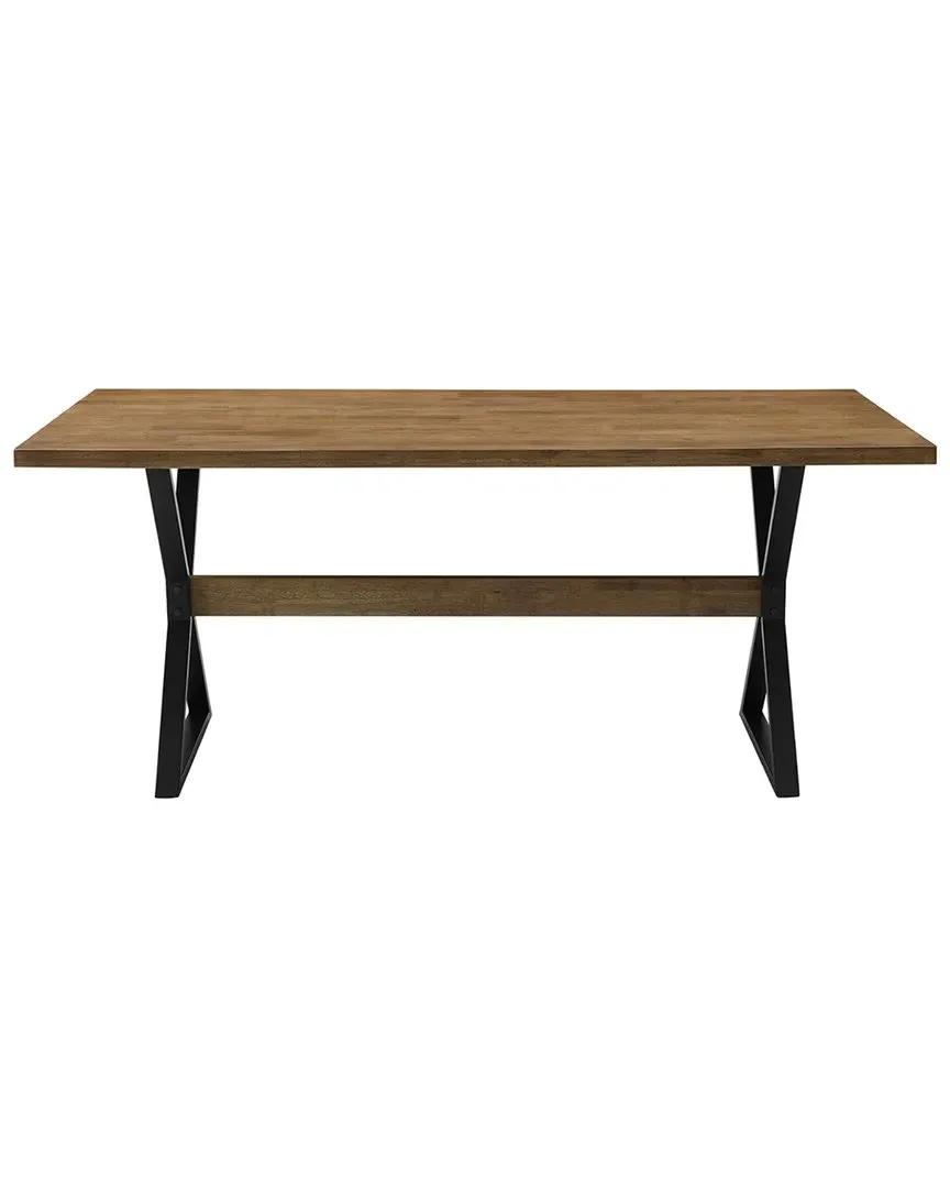 X-Frame Dining Table - Reclaimed Barnwood image