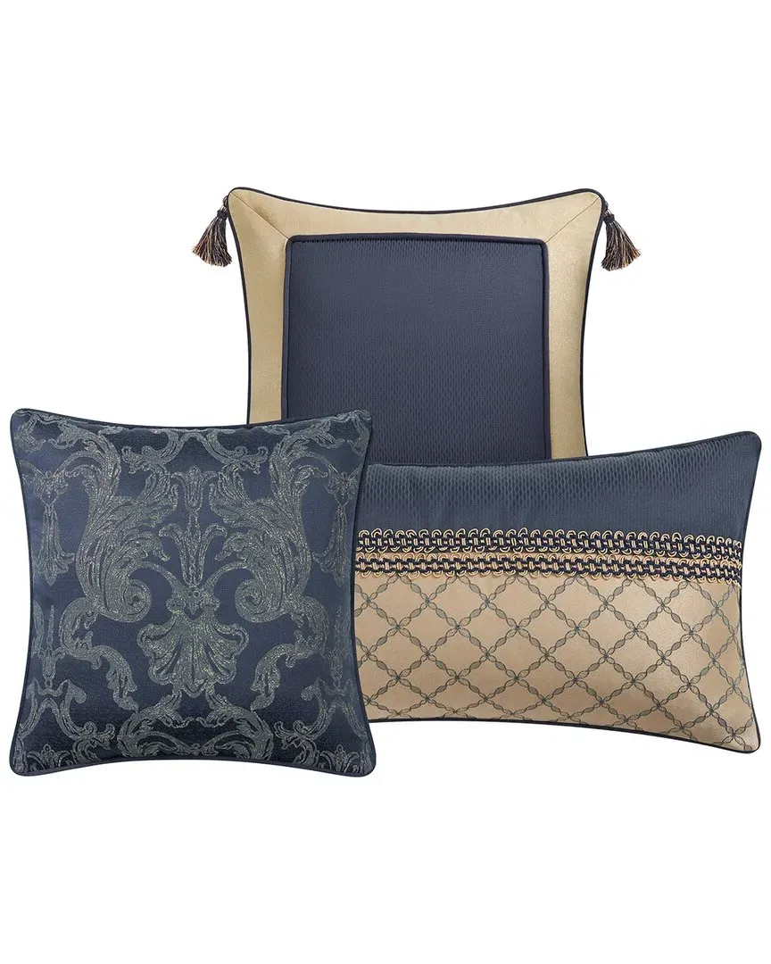 Brennigan Set of 3 Decorative Pillows - Blue image