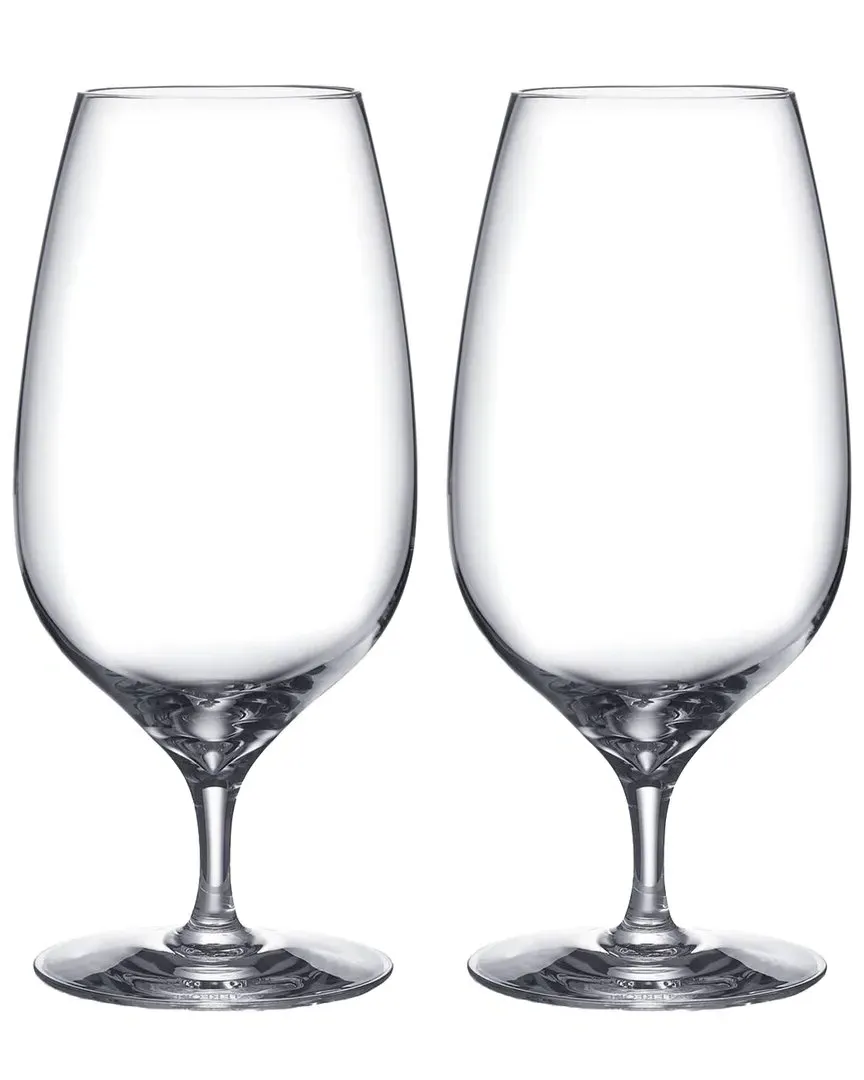 Craft Brew Stemmed Beer Glasses Set of 2 - Clear, Crystal image