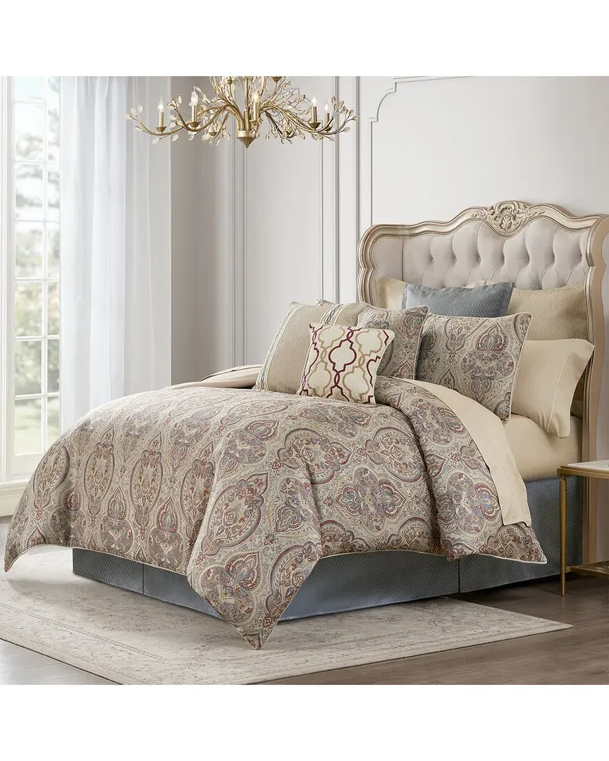 Lewiston 4-Piece Comforter Set - Multi, Polyester