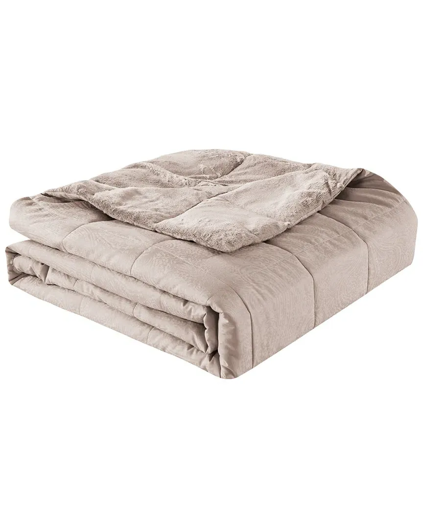 Cozy Jacquard Blanket - Tortilla