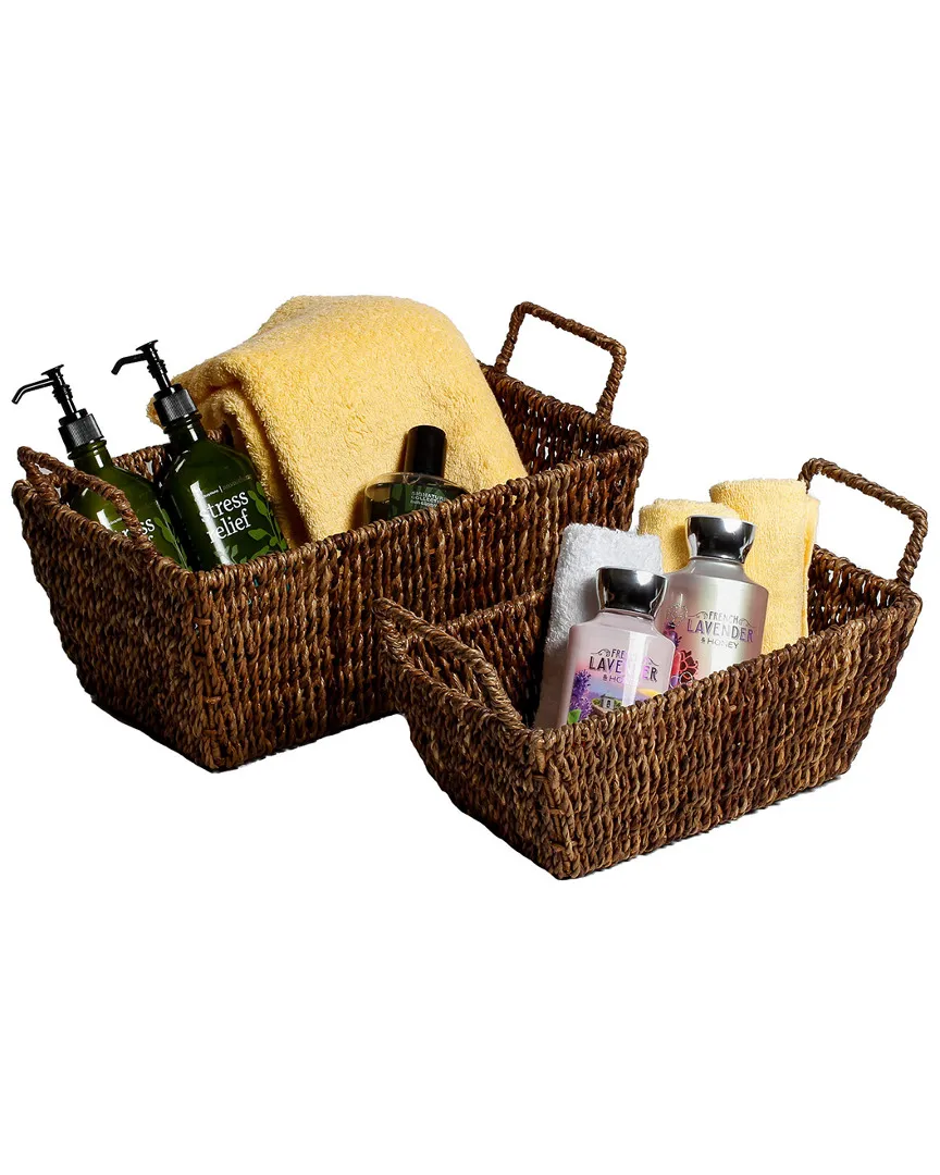 2pc Rectangular Basket Set