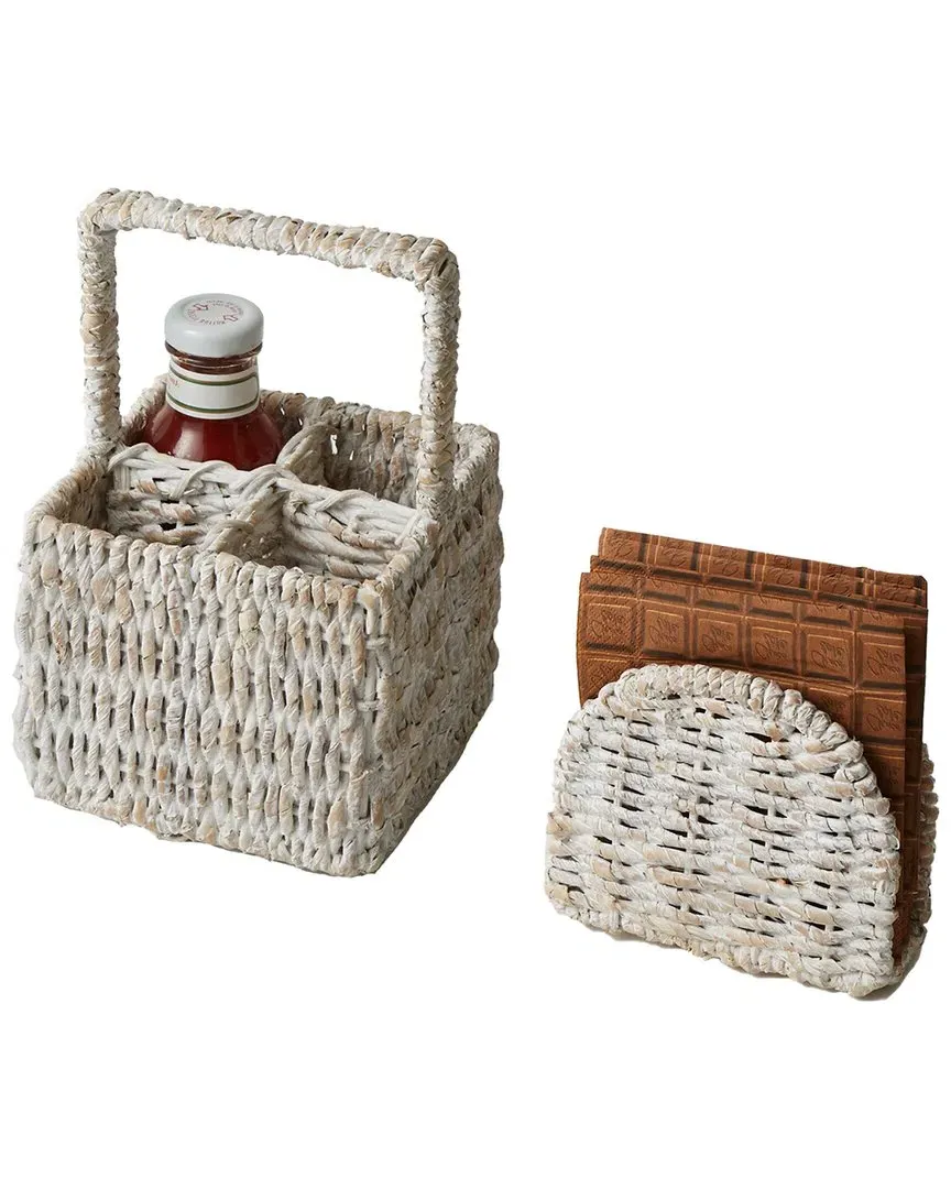 Condiment Caddy with Napkin Holder - Seagrass image