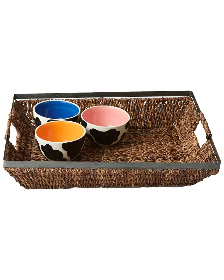 Rectangular Serving Tray - Natural, Abaca image