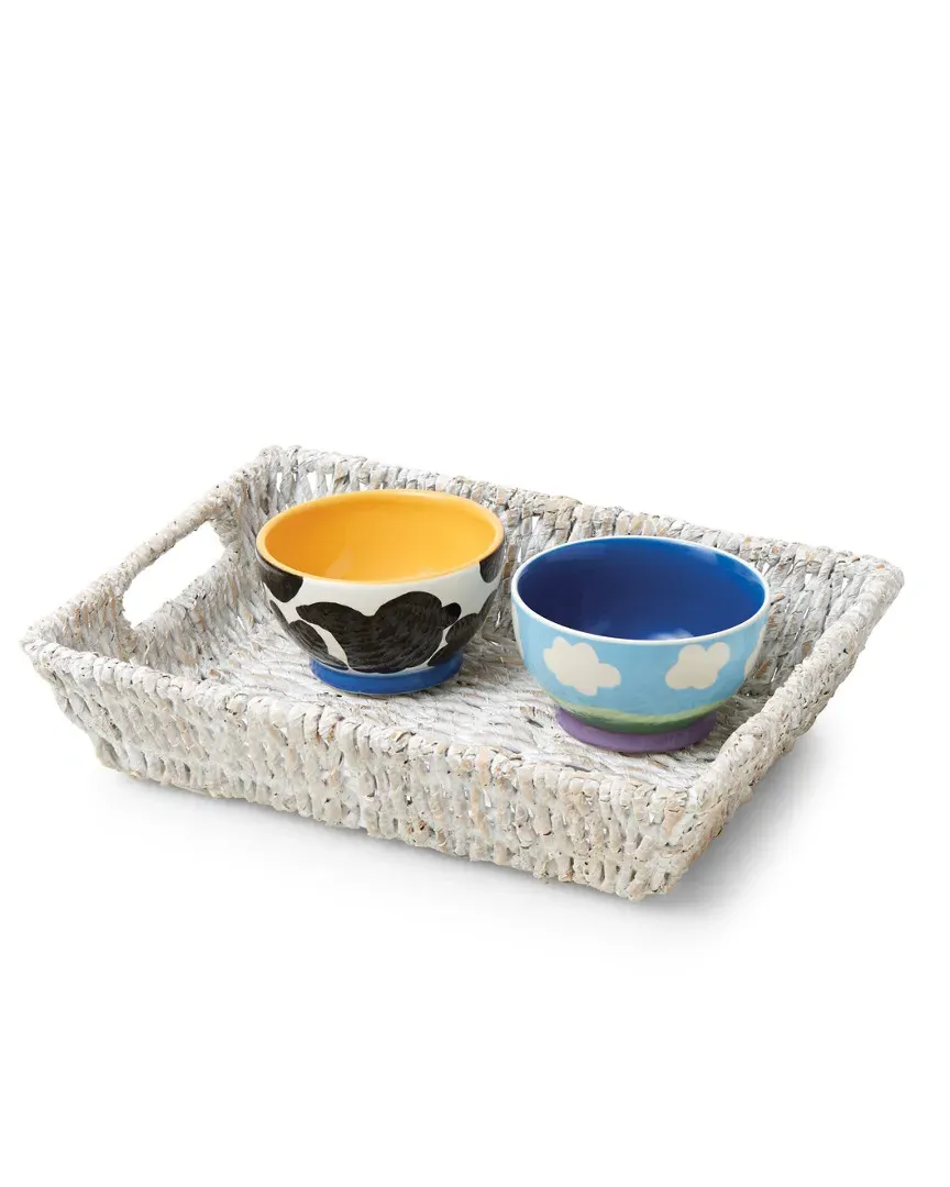 Set of Two Trays - Natural, Abaca image