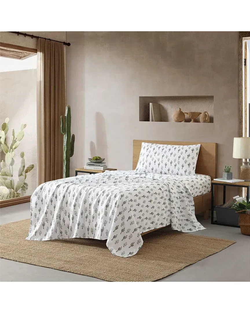 Cacti Printed Sheet Set - Green image