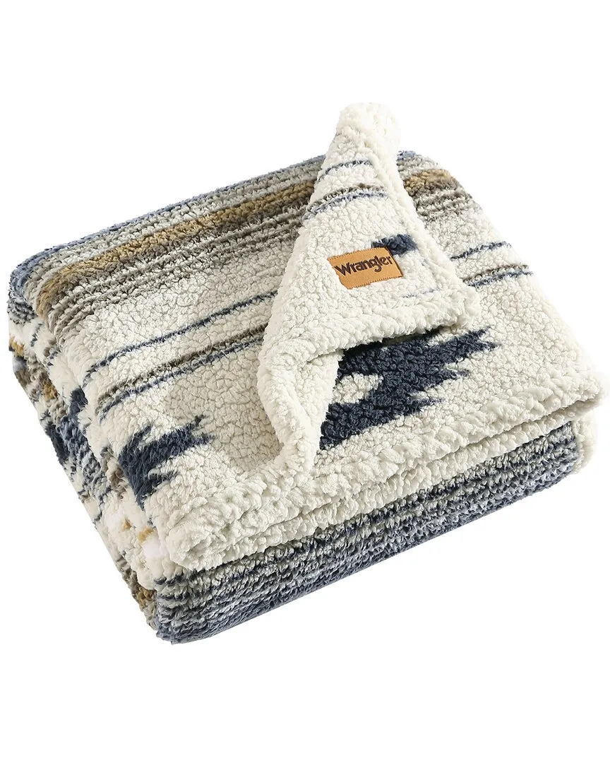 Coyote Sands Sherpa Reversible Throw Blanket - Brown image