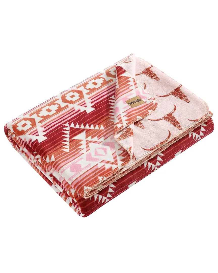 Jericho Reversible Blanket - Berry Pink, Polyester