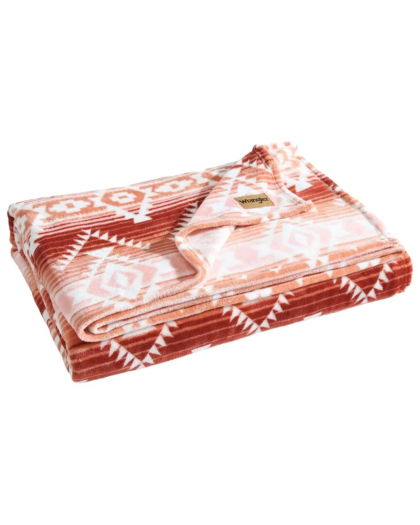 Jericho Ultra Soft Plush Fleece Blanket - Peach Pink image