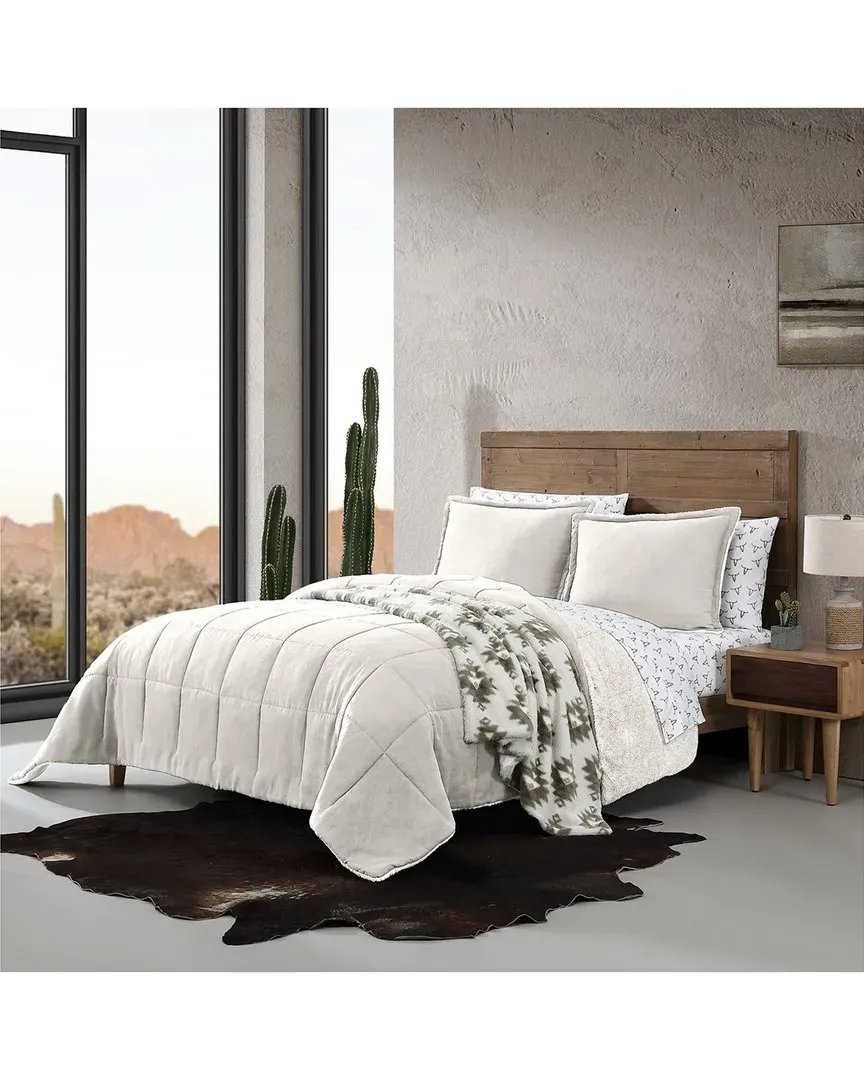Legendary Comforter Set with Shams - Ivory, Polyester image