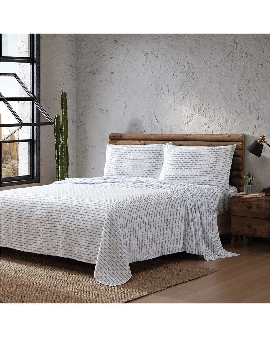 Stamped Logo Ultra Soft Sheet Set - Blue