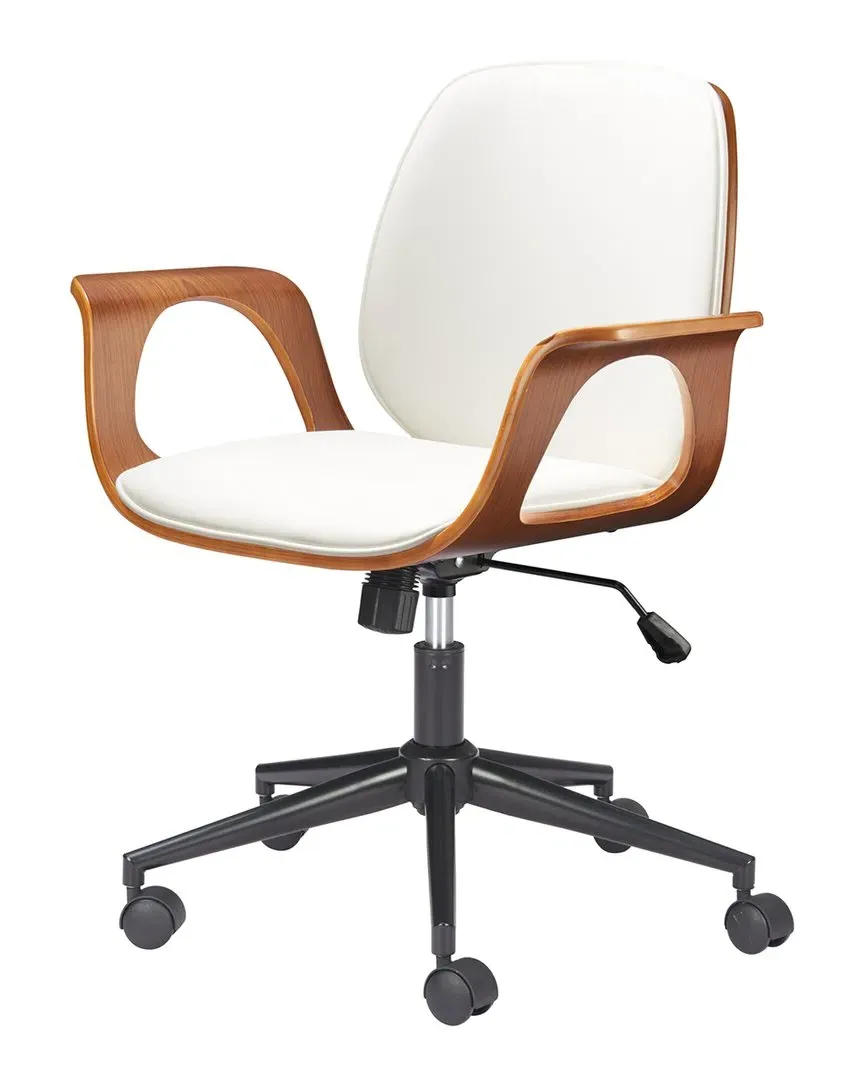 Ali Office Chair - White, Vinyl image