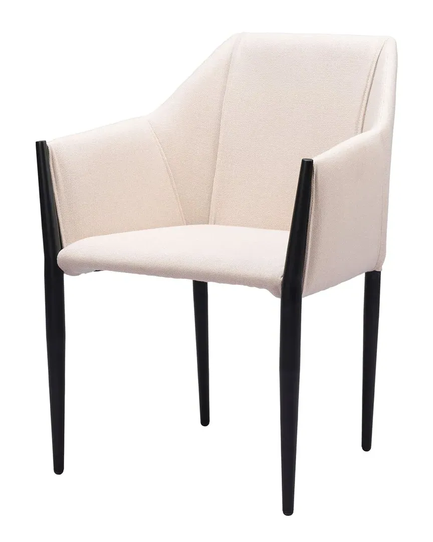 Andover Set of 2 Dining Chairs - Beige, Vinyl