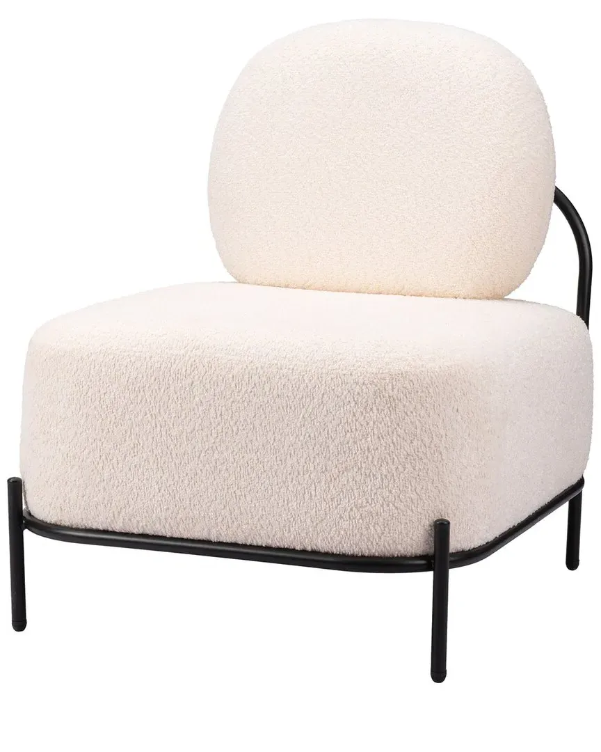 Arendal Accent Chair - Vanilla, Teddy Fabric image