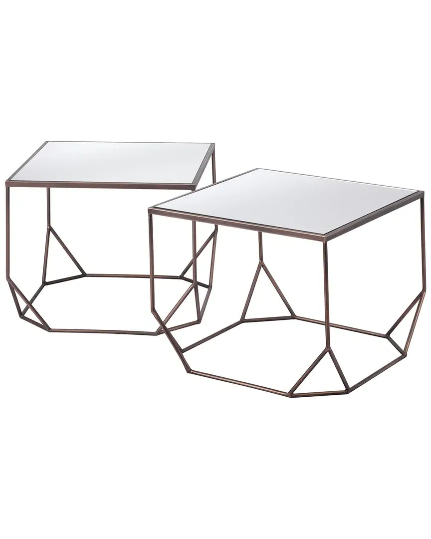 Arzon 2pc Coffee Table Set - Bronze