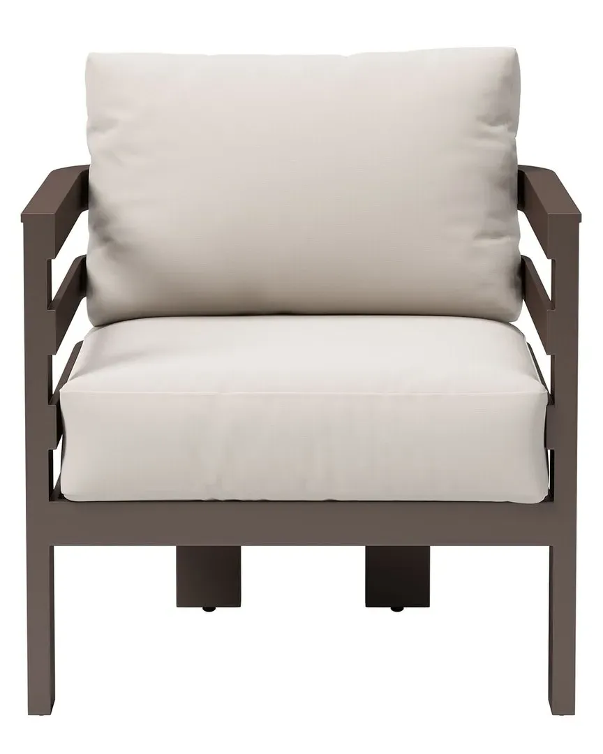 Bal Harbor Outdoor Armchair - White, Aluminum image