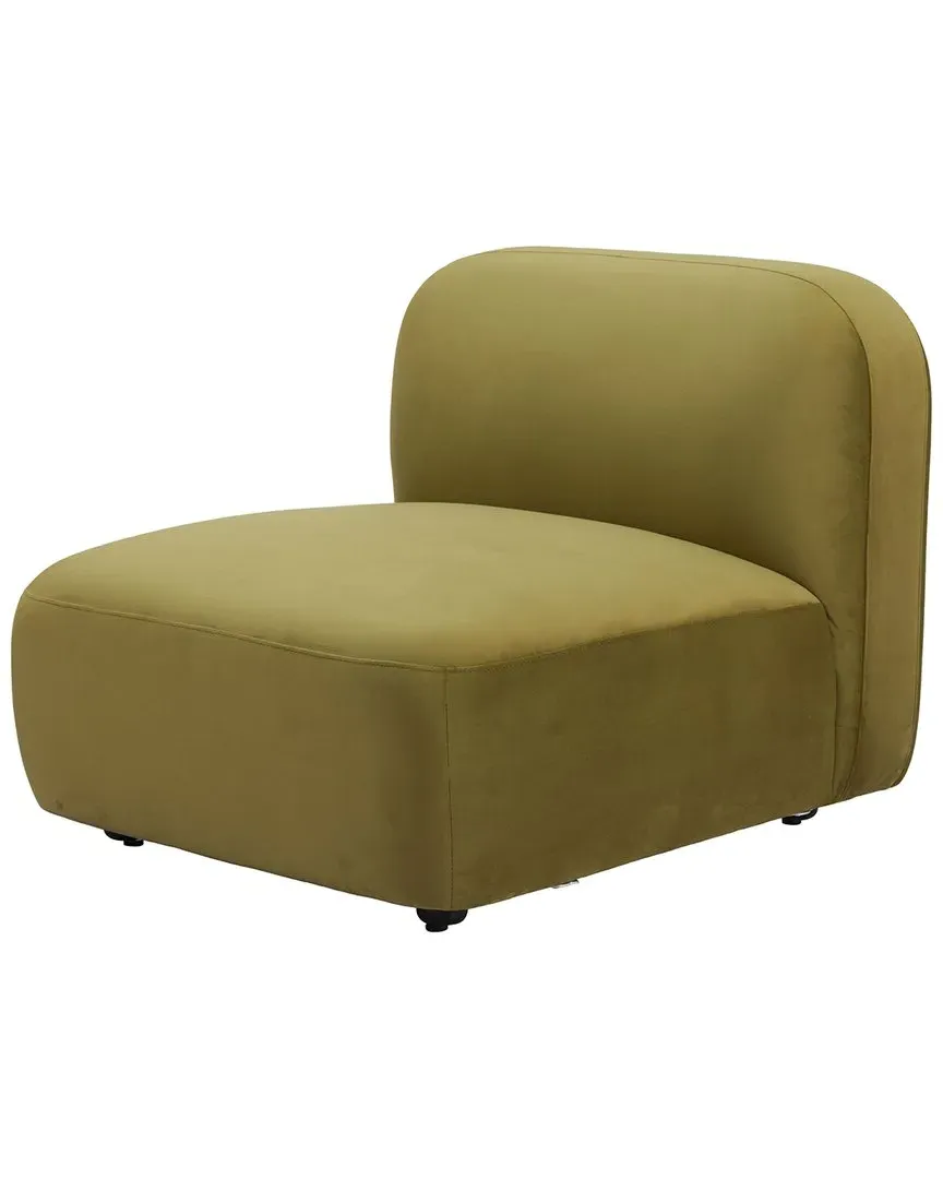 Biak Middle Chair - Green, Velvet image