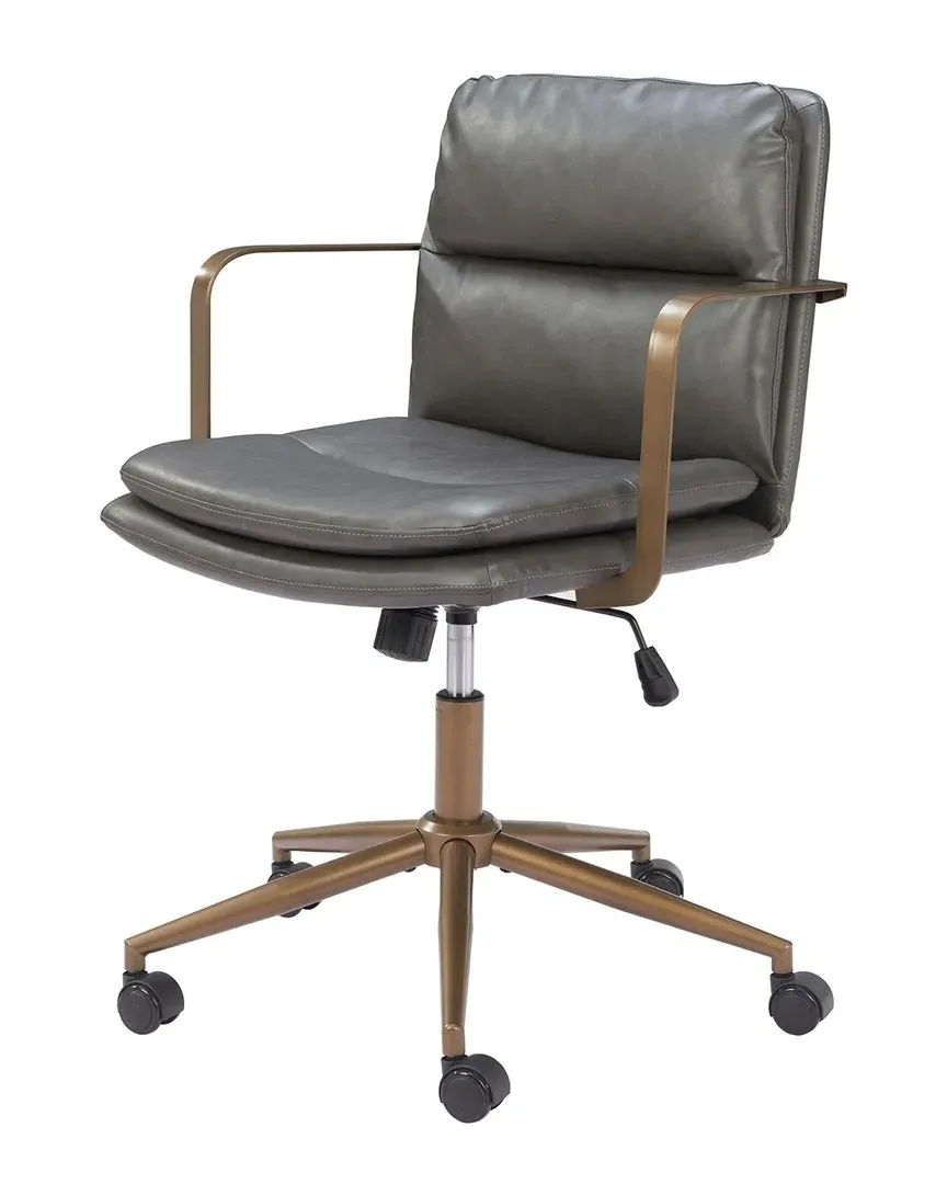 Birao Office Chair - Gray, Vinyl
