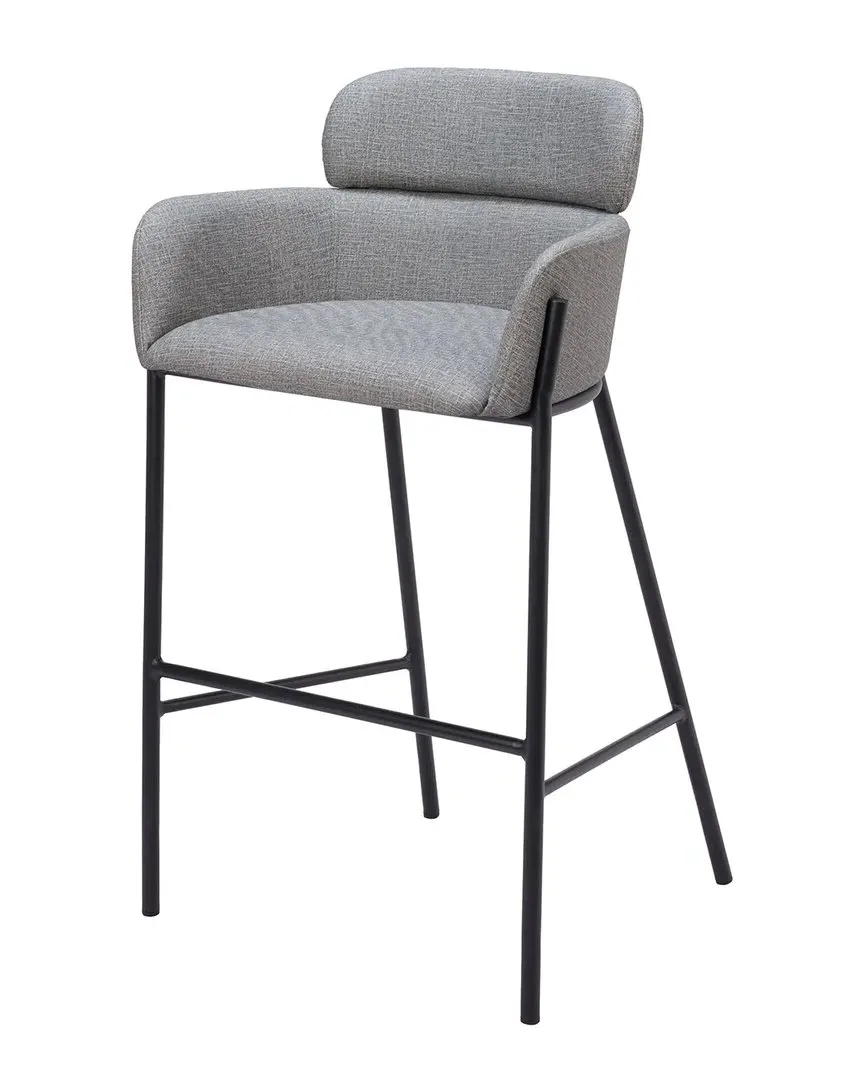 Bremor Barstool - Slate Gray, Vinyl image