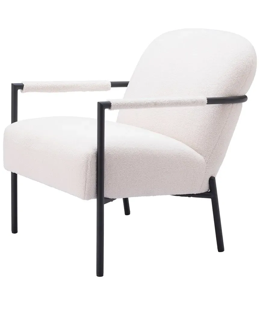 Chicago Accent Chair - Ivory, Polyester image
