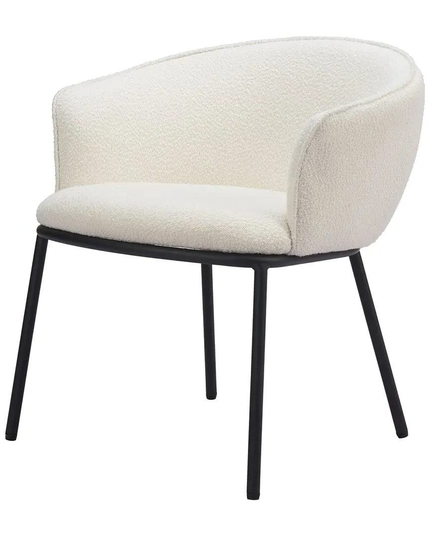 Essen Dining Chair - Ivory, Teddy Fabric