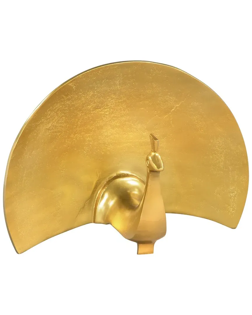 Fan Table Art - Gold, Aluminum