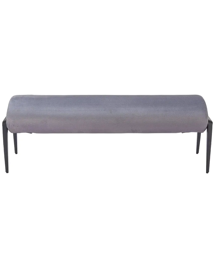 Glatt Bench - Grey, Velvet