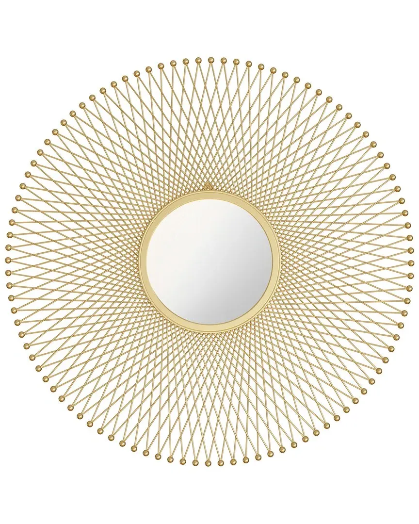 Glow Round Mirror - Gold image