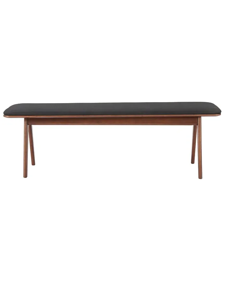Kazwali Bench - Black, Walnut image