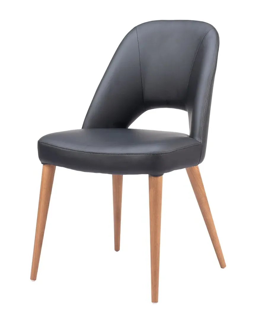 Leith Set of 2 Dining Chairs - Black