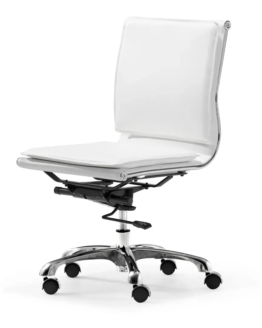 Lider Plus Armless Office Chair - Chrome Steel image
