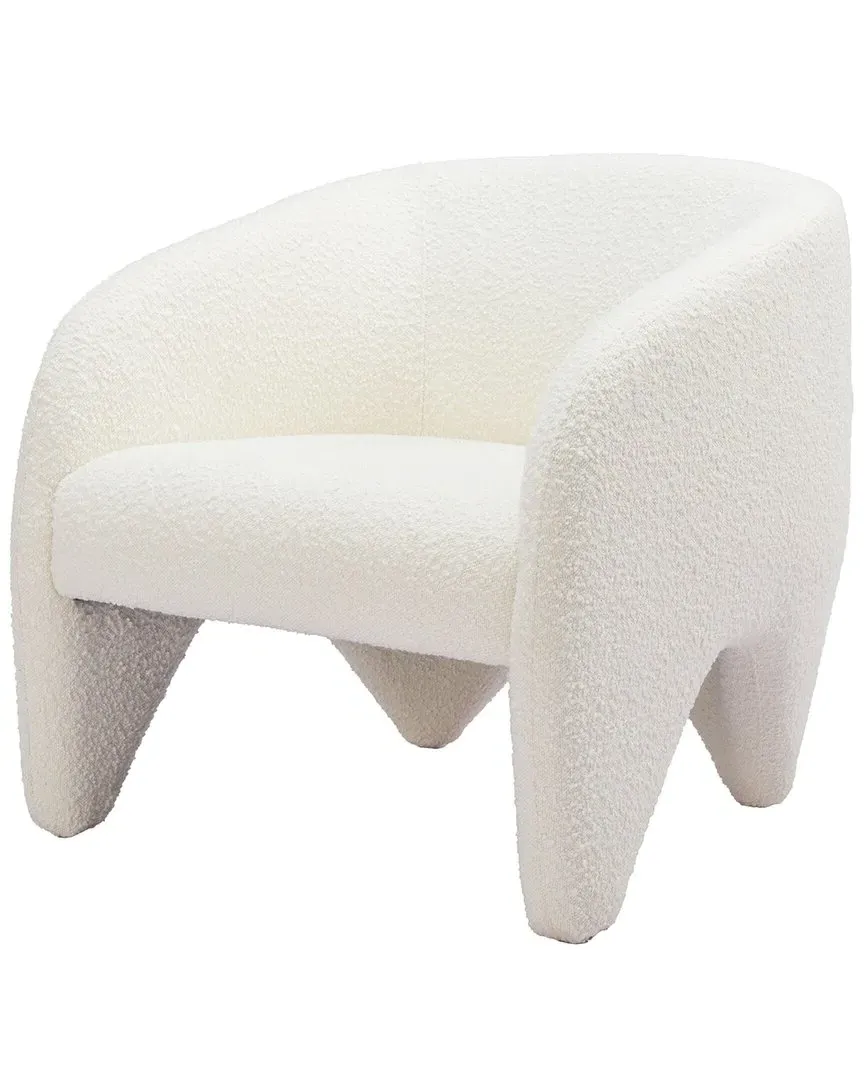 Lopta Accent Chair - White, Plywood image