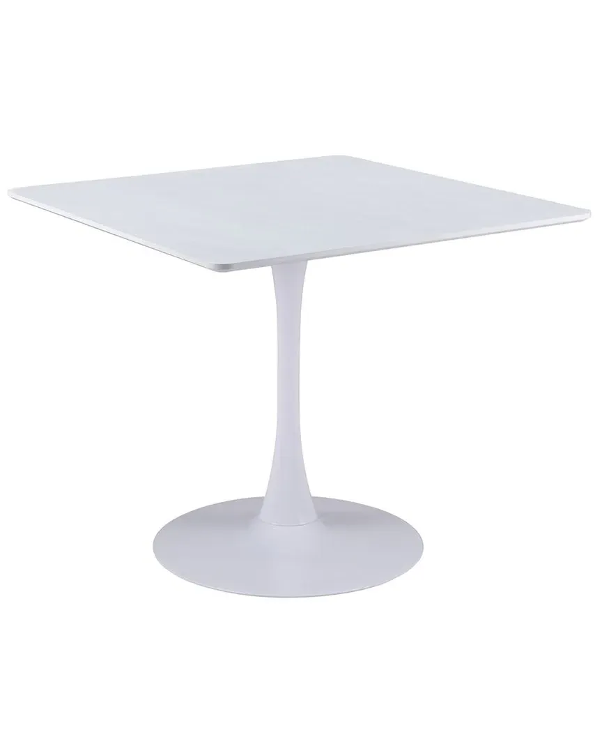 Molly Square Dining Table - White, MDF image