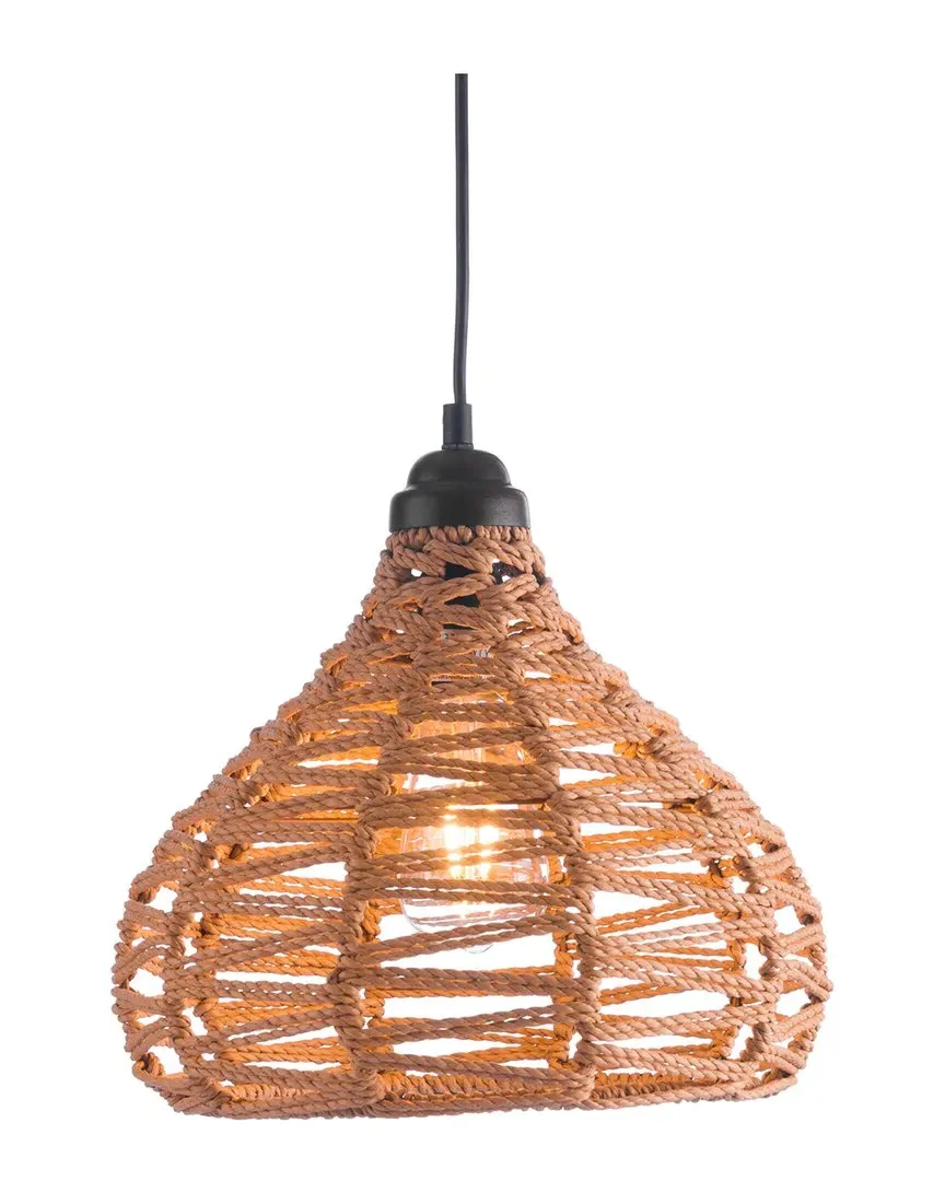Nezz Teardrop Ceiling Lamp - Synthetic Woven image