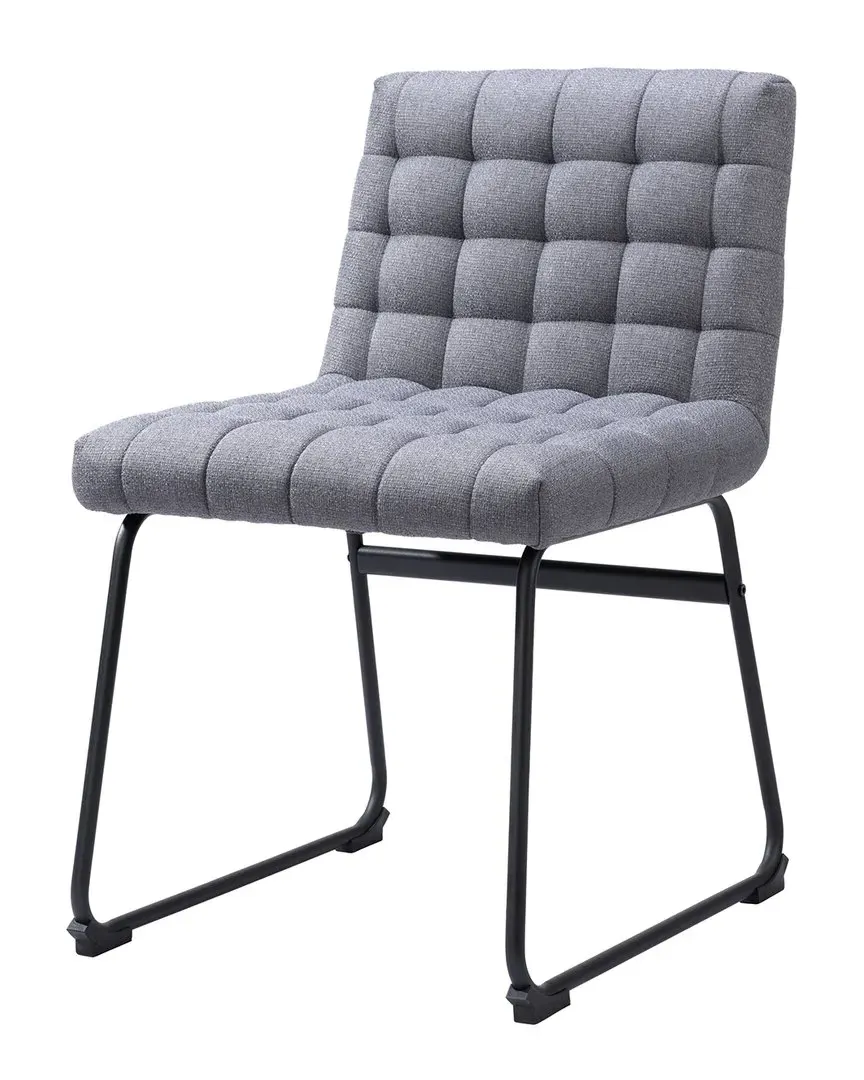 Pago Set of 2 Dining Chairs - Gray, Polyester image