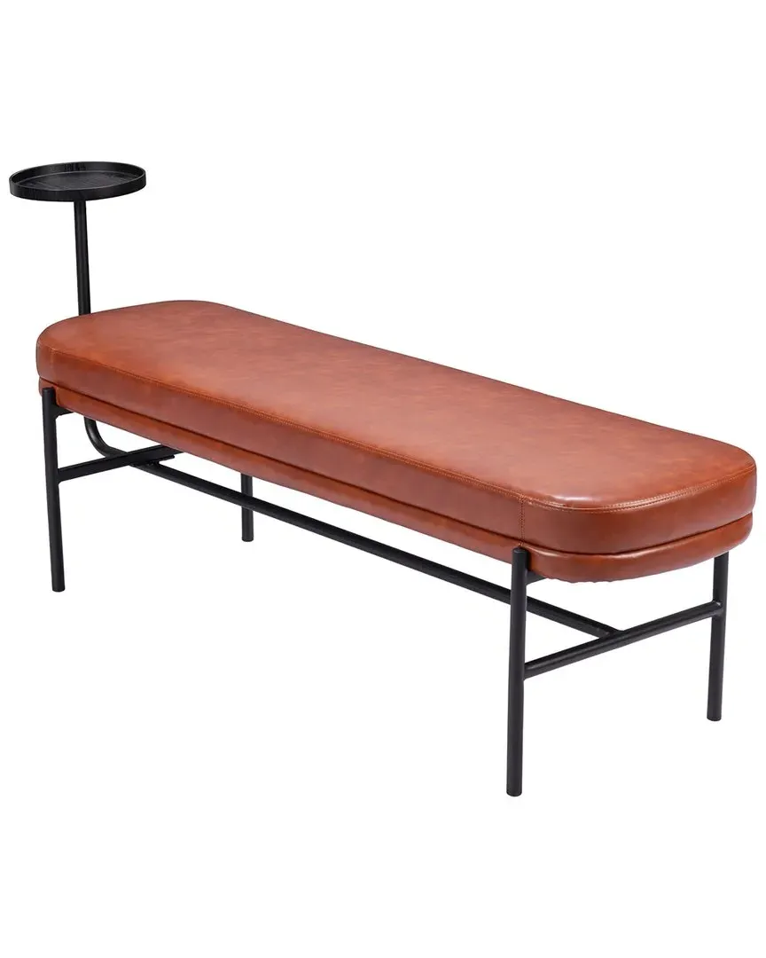 Ploce Bench with Drink Tray - Brown image