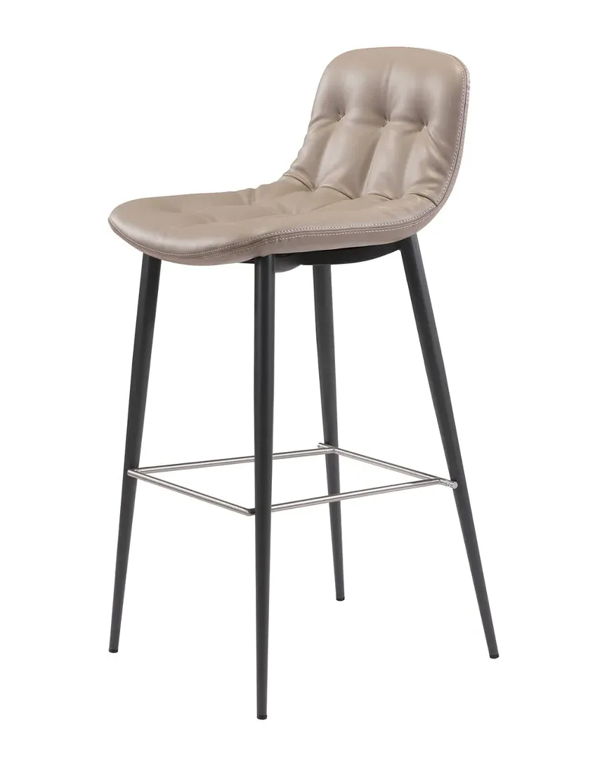 Set of 2 Tangiers Bar Chair - Taupe image
