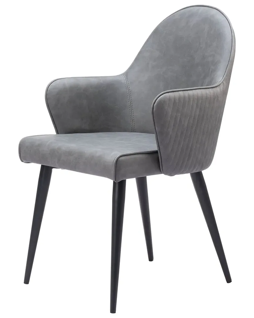 Silloth Dining Chair - Grey, Steel image