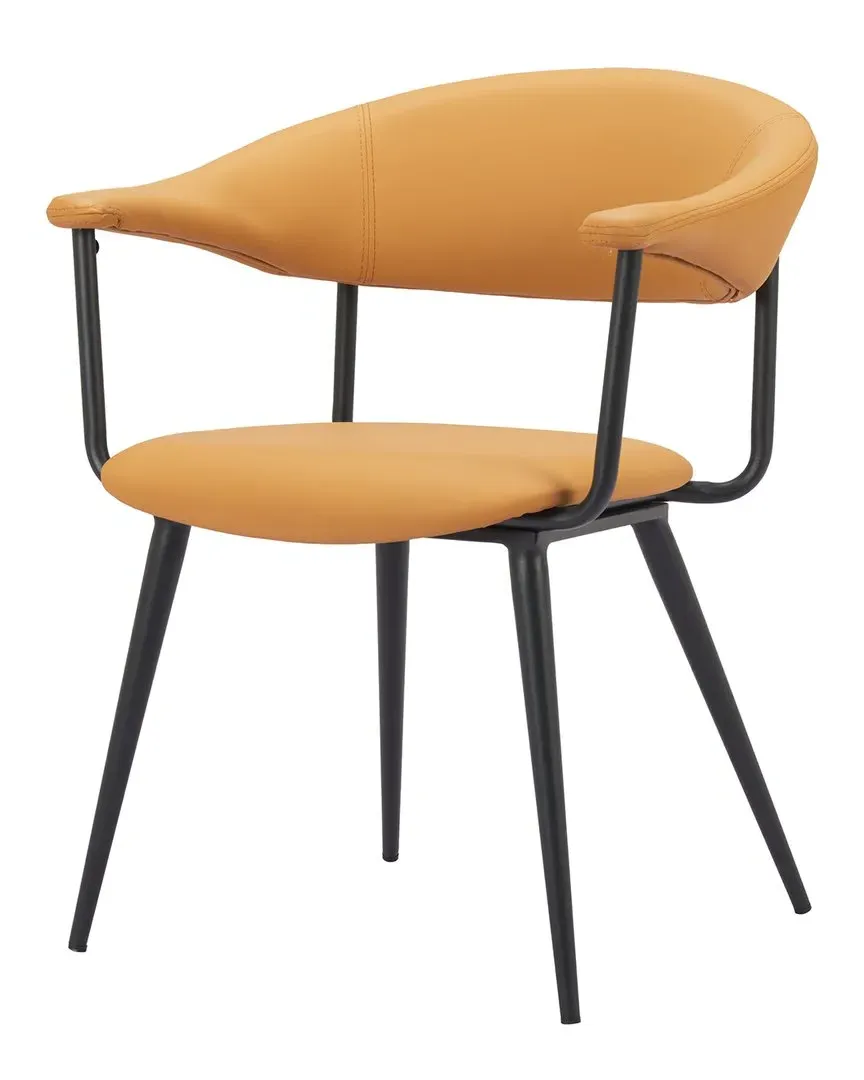 Sima Dining Chair - Brown, Vinyl image
