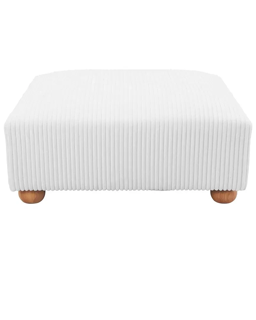 Tayte Square Ottoman - White image