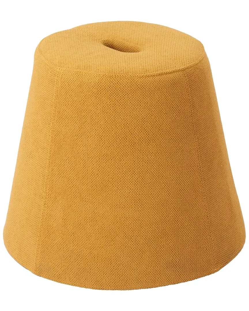 Upela Ottoman - Yellow, Polyester