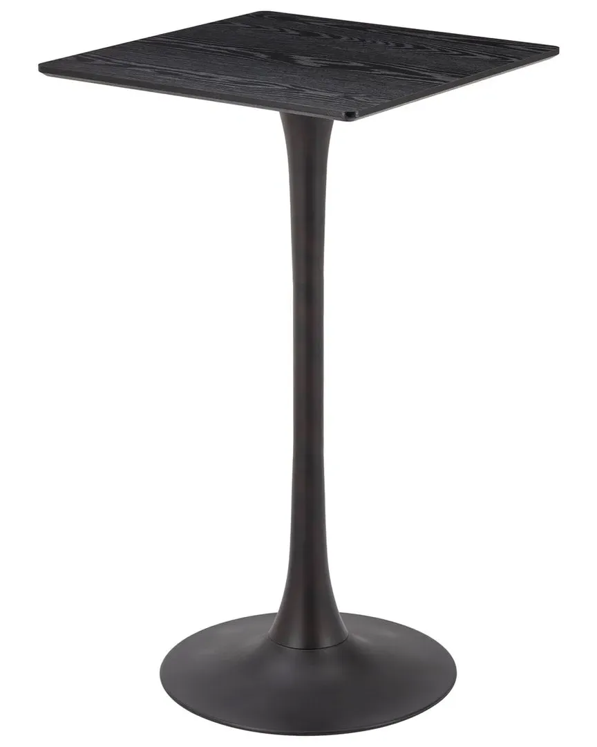 Valleta Square Bar Table - Black, MDF image