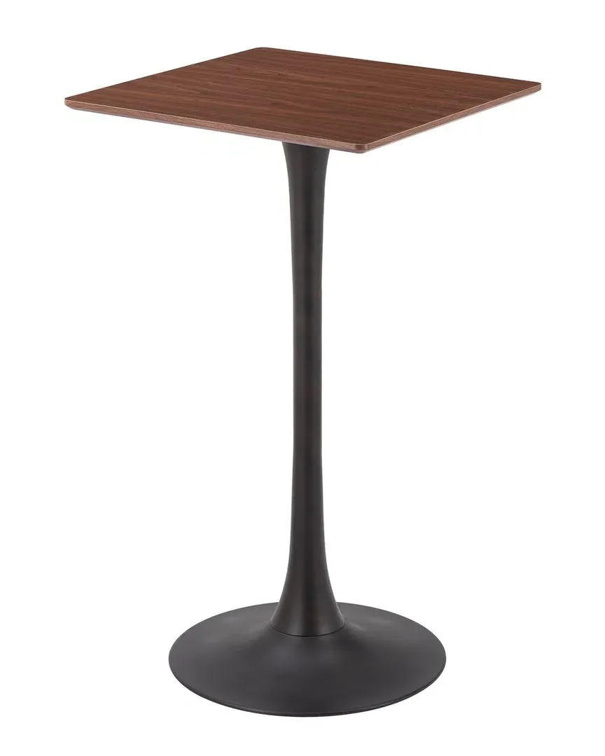 Valleta Square Bar Table - Brown, MDF
