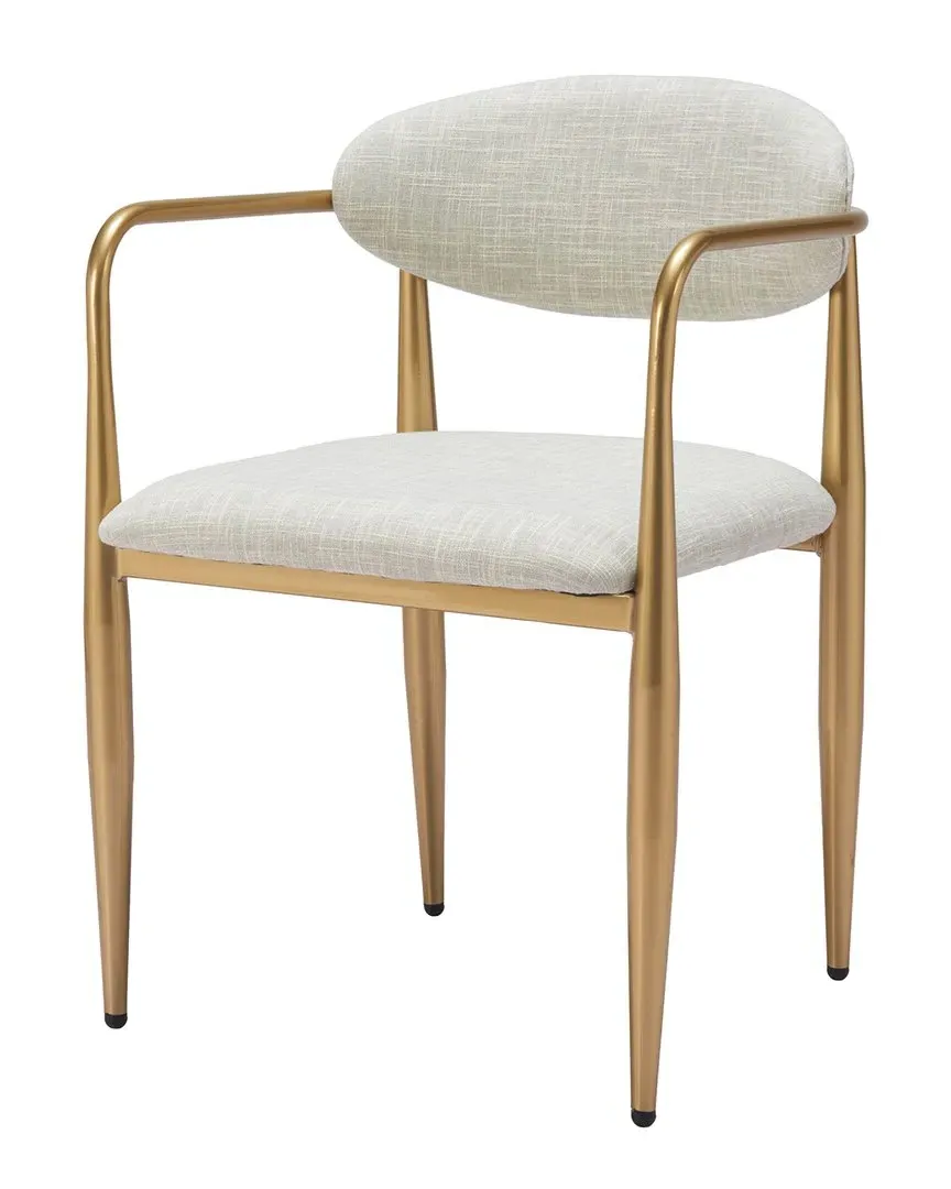 Zens Set of 2 Dining Chairs - Quill Gray, Polyester image