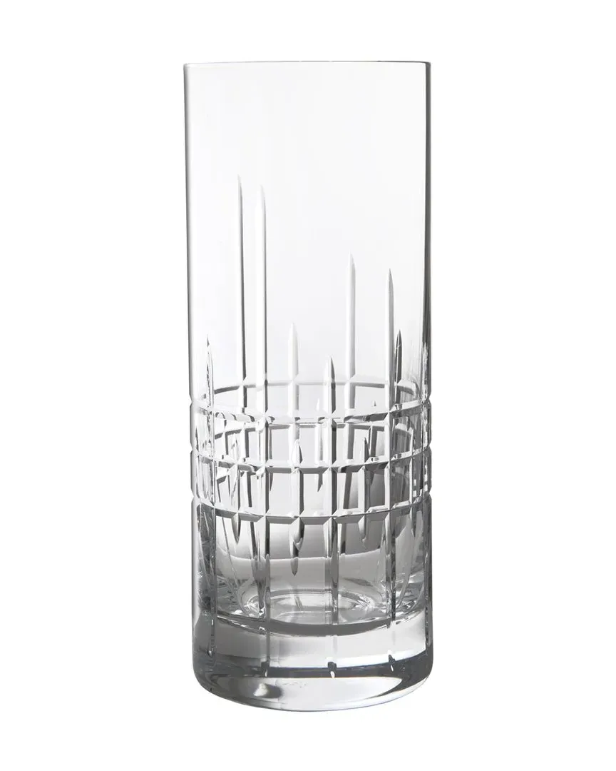 Distil Aberdeen Set of 6 Collins Glasses - Clear, Crystal Glass image